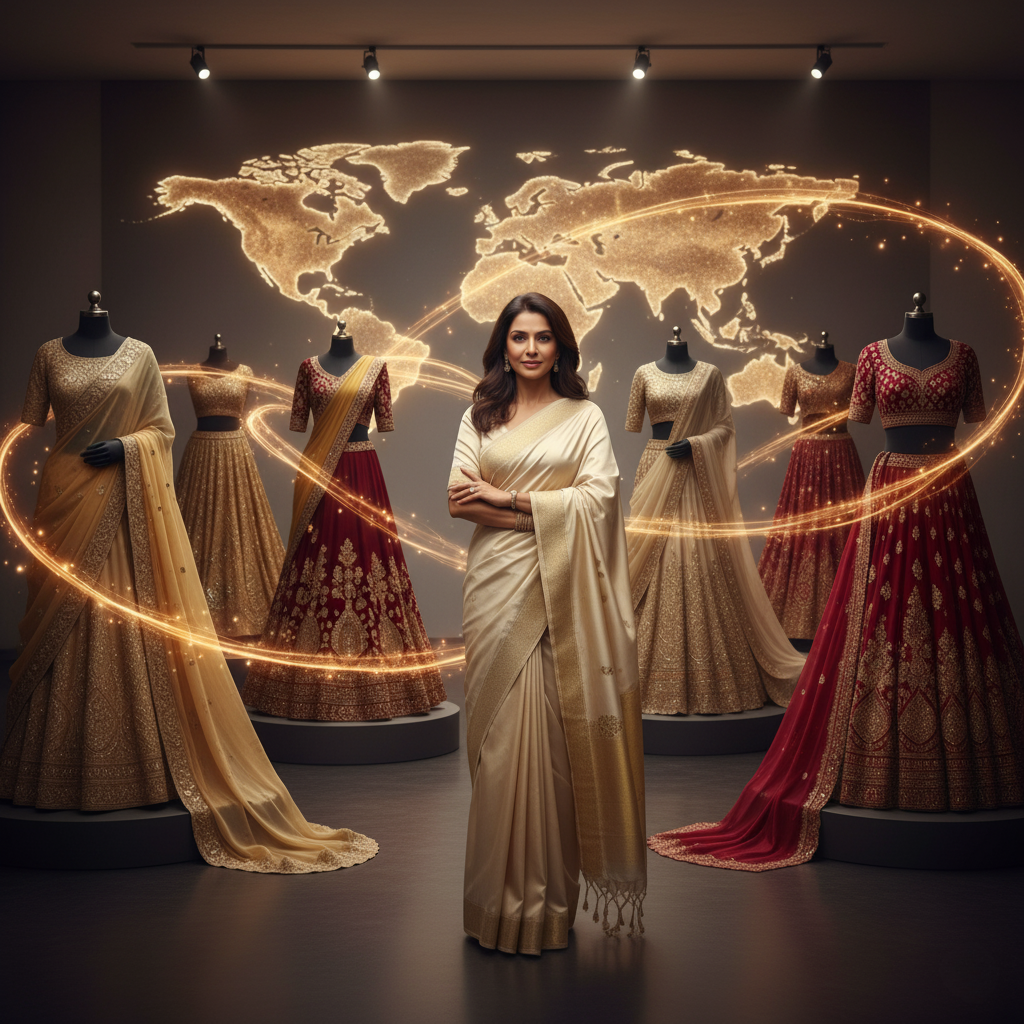 about rakesh silk mills vision for global ethnic wear manufacturing