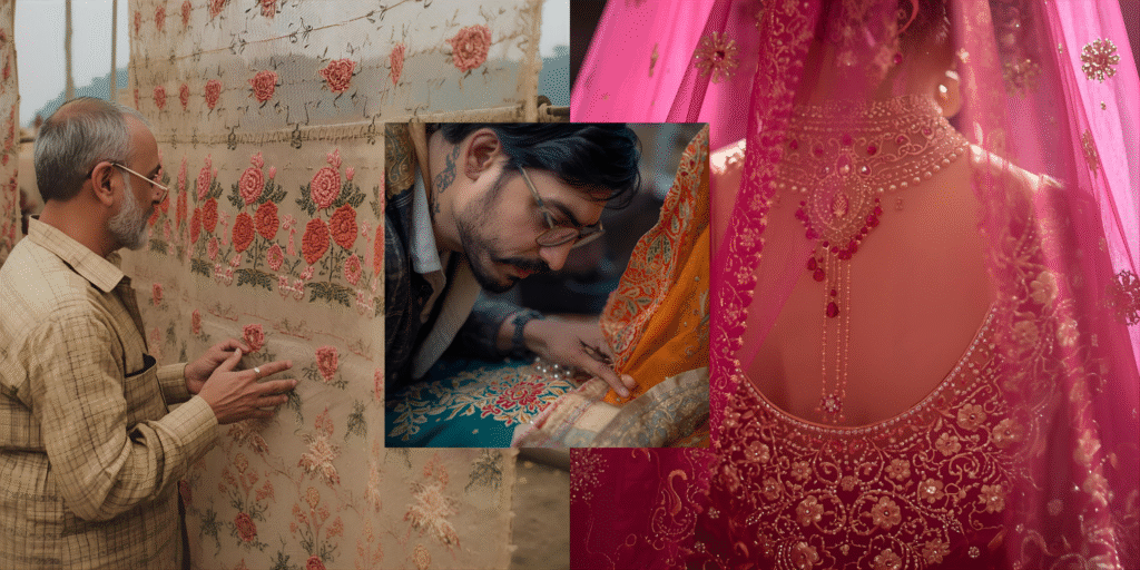 Meera Embroidery Works Surat – embroidery lehenga manufacturer with customization